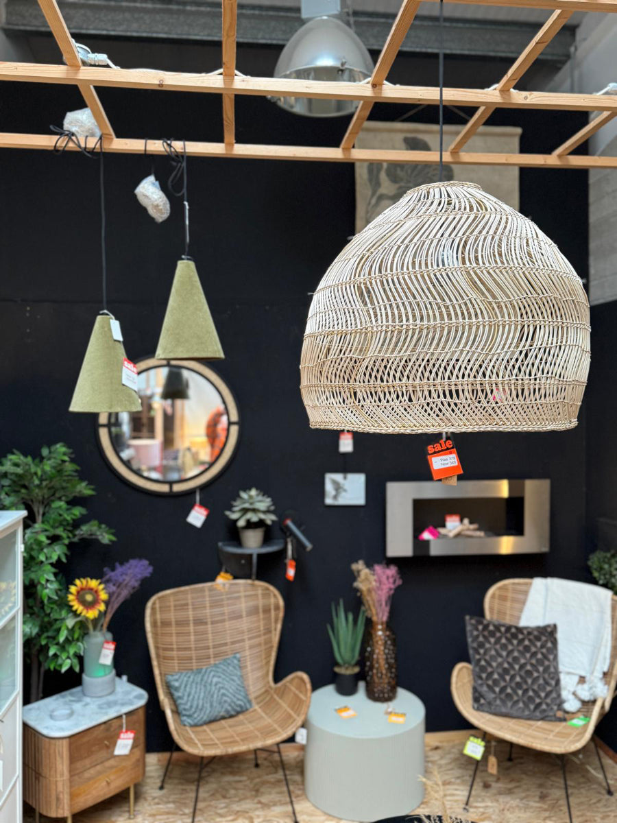 Ball Wicker Hanging Lamp (Outlet)