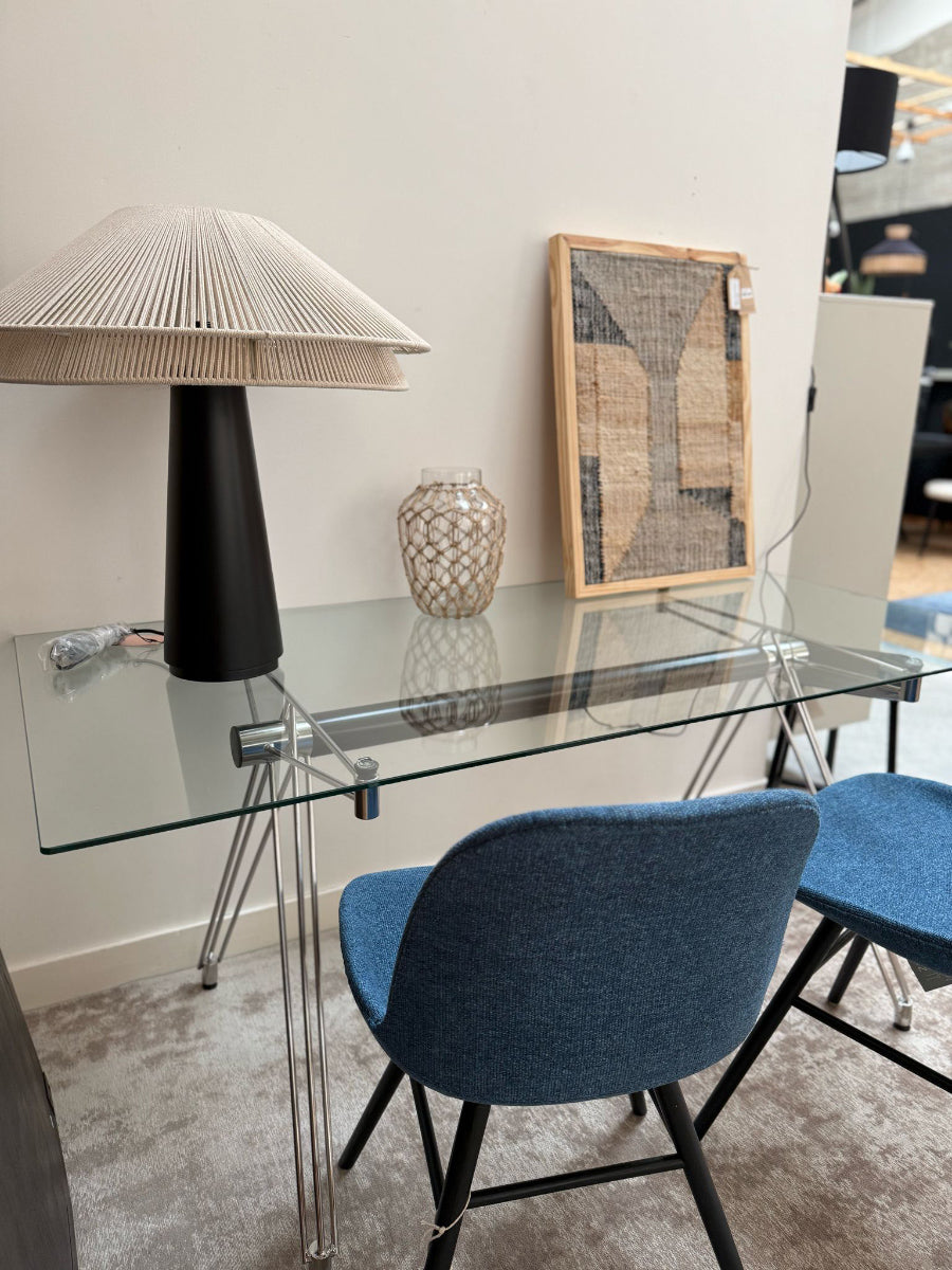 Officia Glass Desk Table (Outlet)