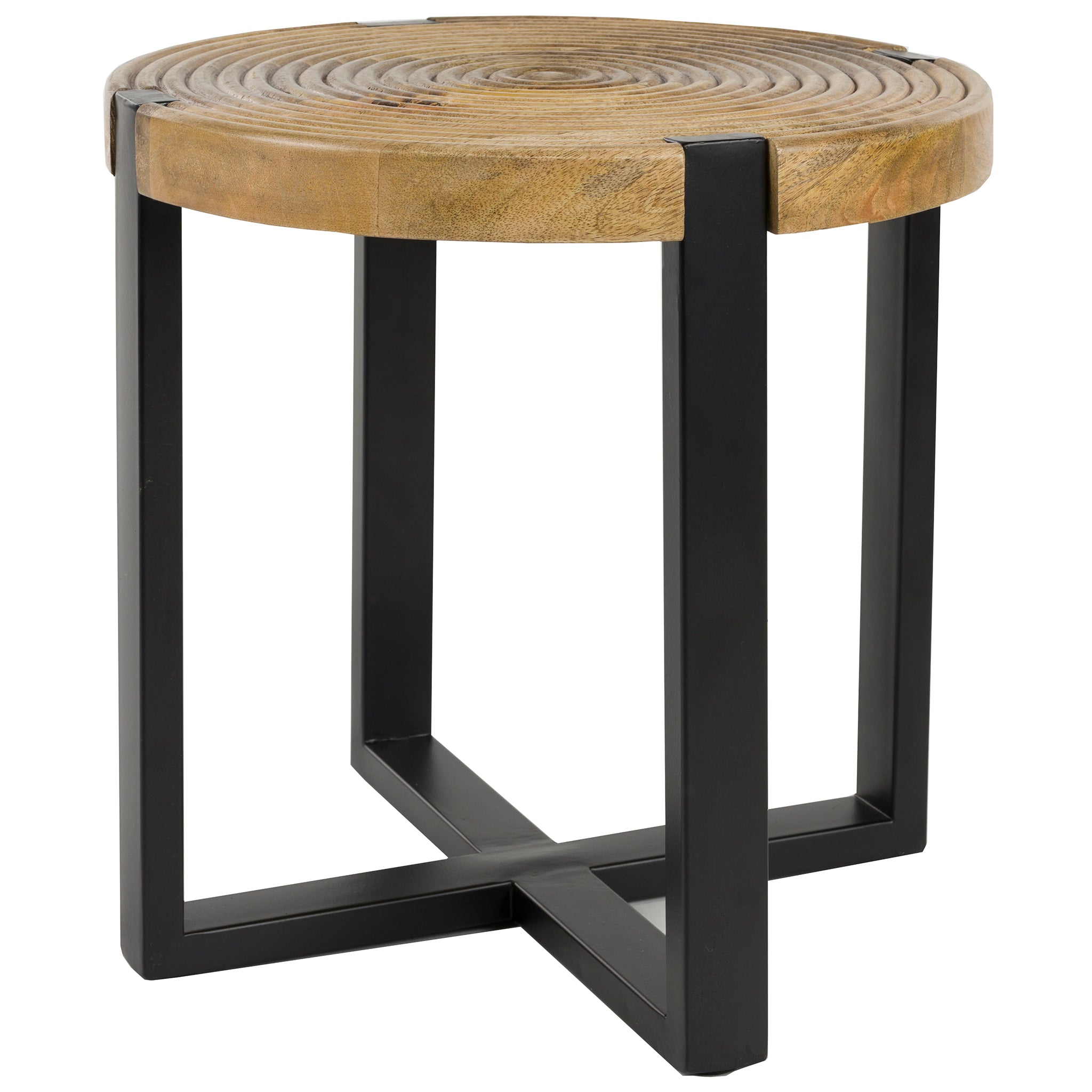 Buz Mango Wood Side Table