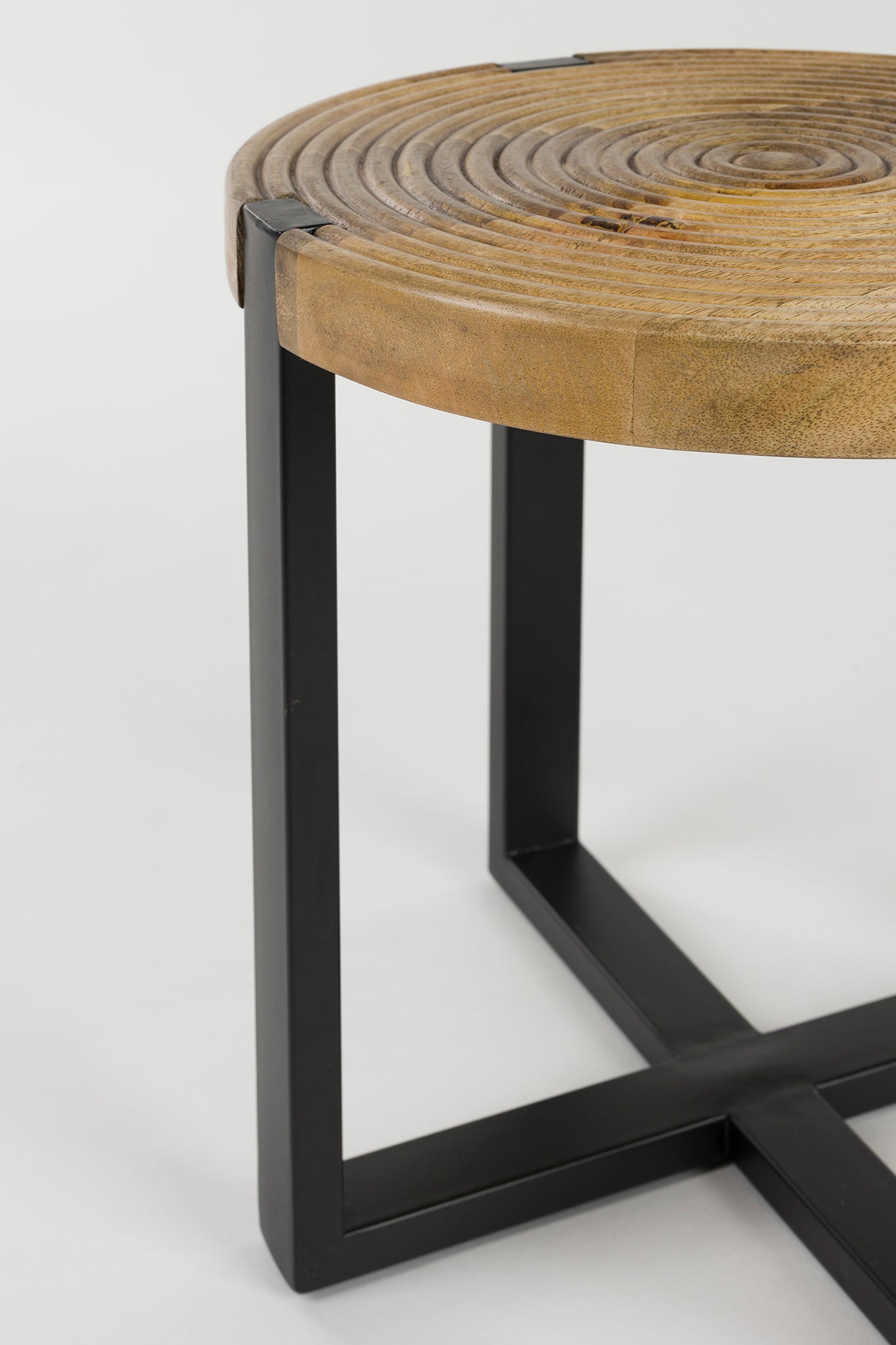 Buz Mango Wood Side Table