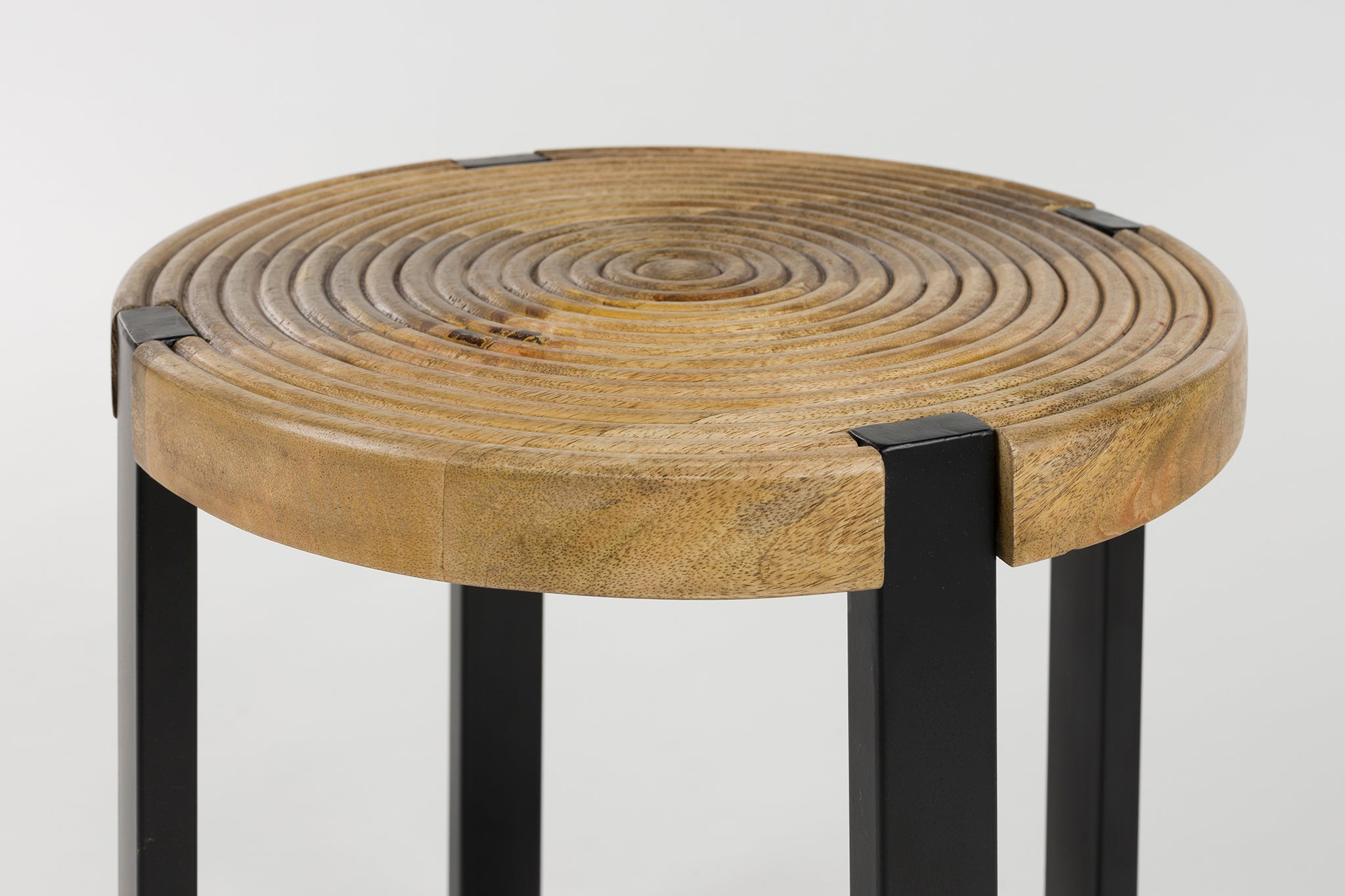 Buz Mango Wood Side Table
