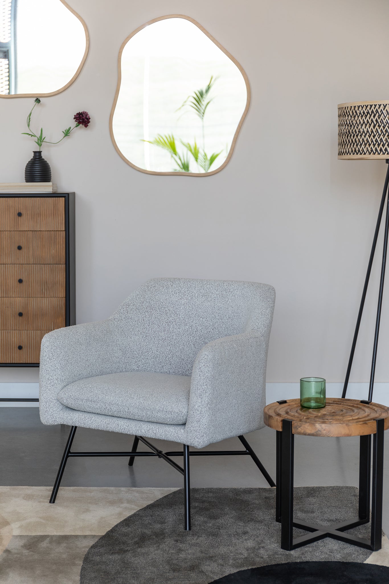 Buz Mango Wood Side Table