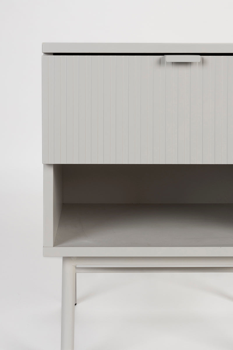 Cayo White Bedside Table - WOO .Design