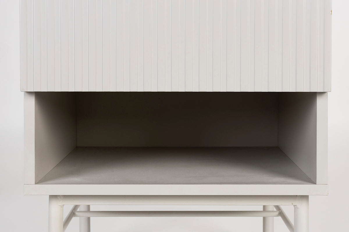 Cayo White Bedside Table - WOO .Design