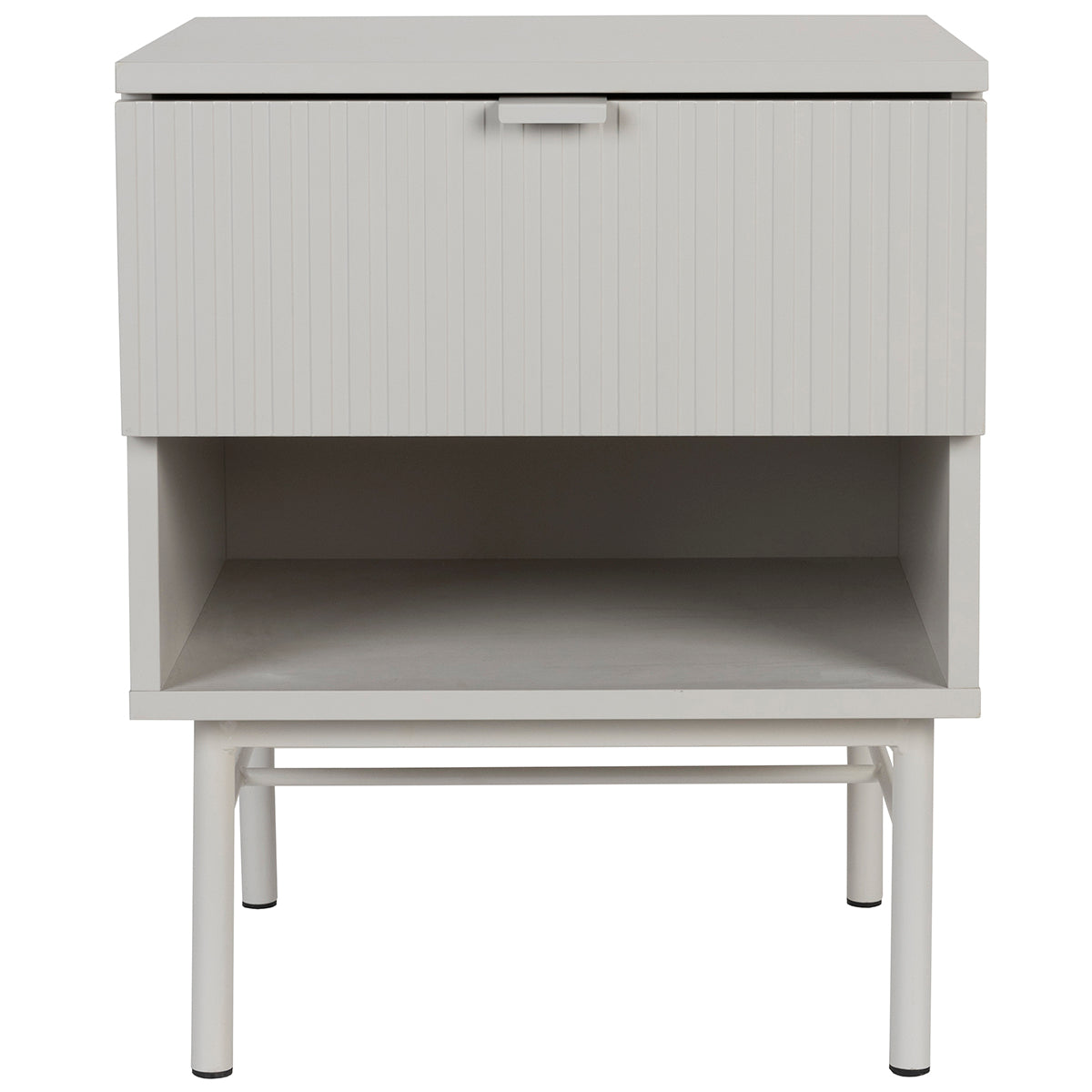 Cayo White Bedside Table