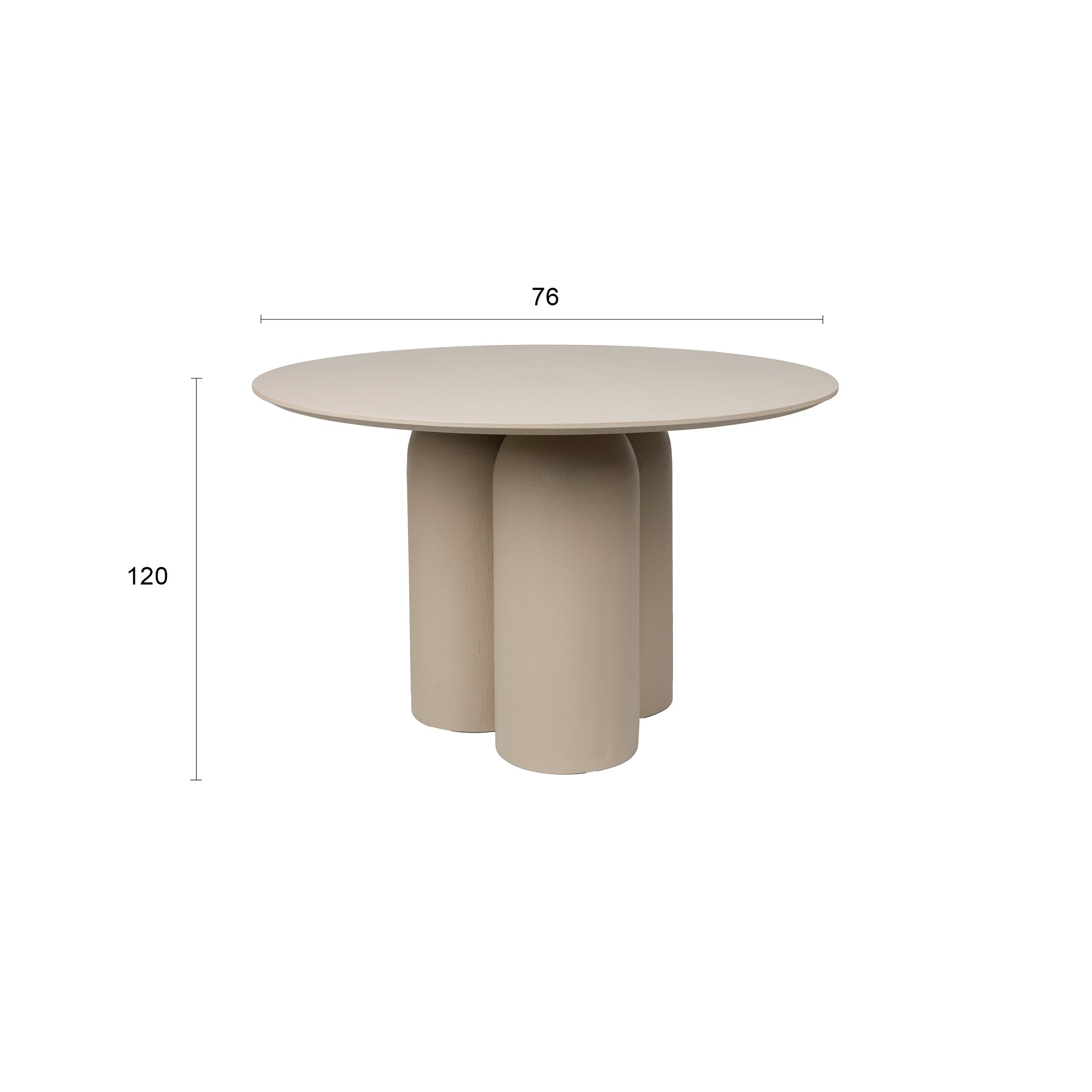 Ces Beige Dining Table