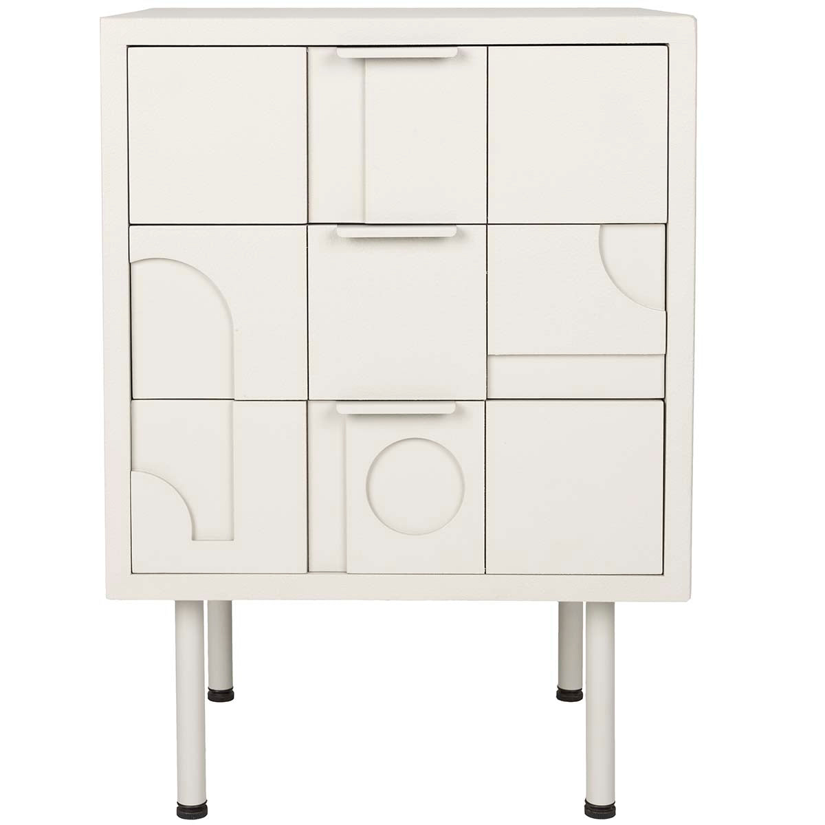 Funk Beige Bedside Table - WOO .Design