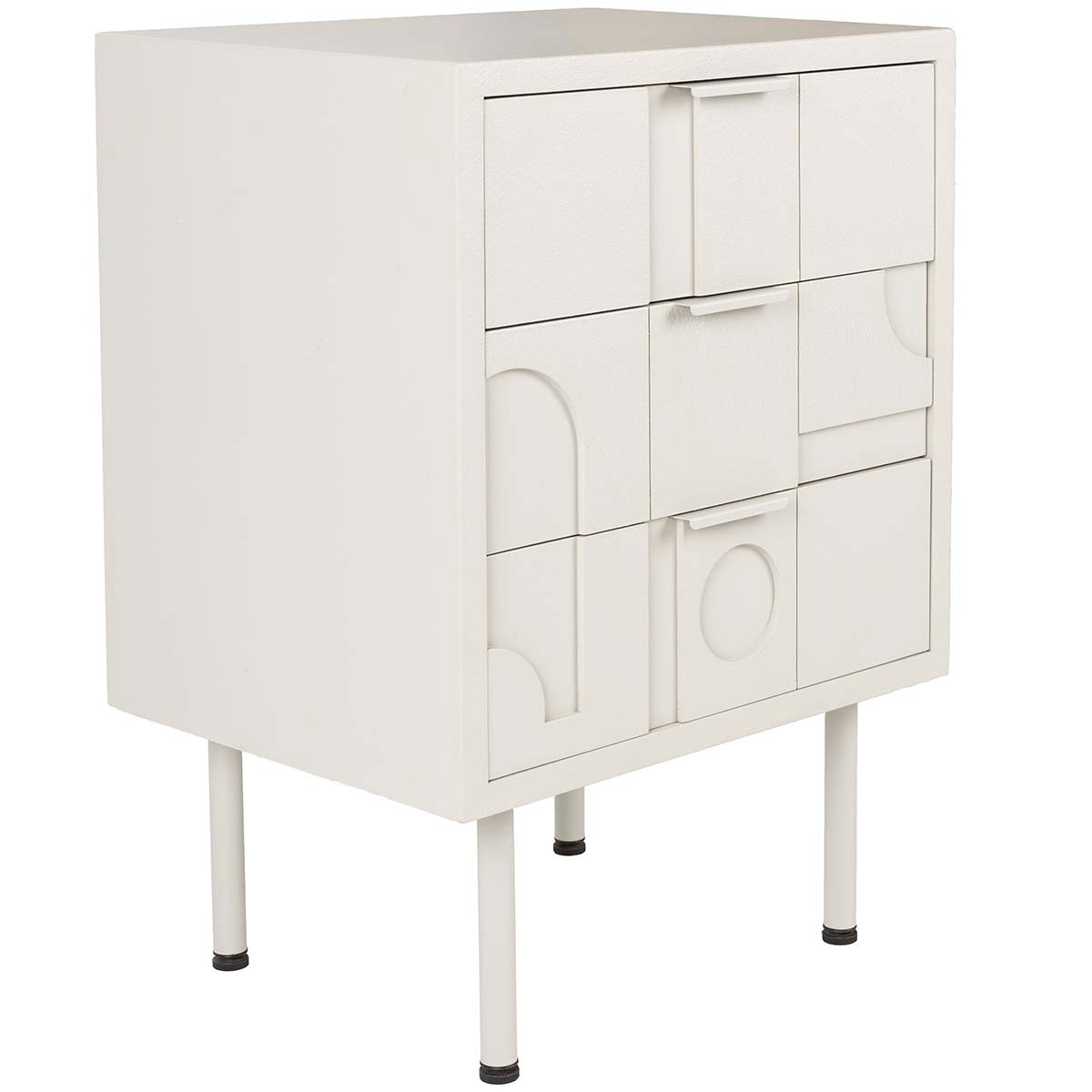 Funk Beige Bedside Table - WOO .Design
