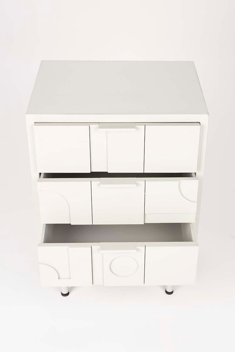 Funk Beige Bedside Table - WOO .Design