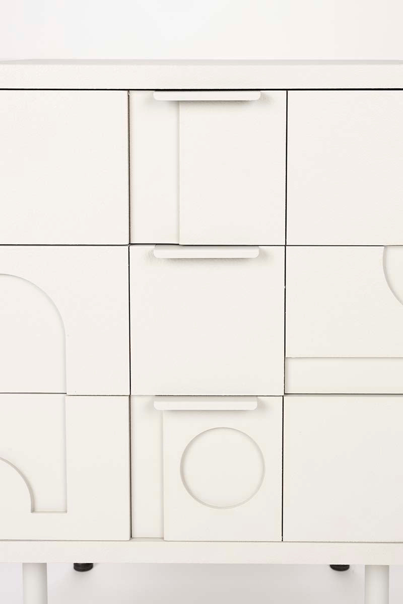 Funk Beige Bedside Table - WOO .Design