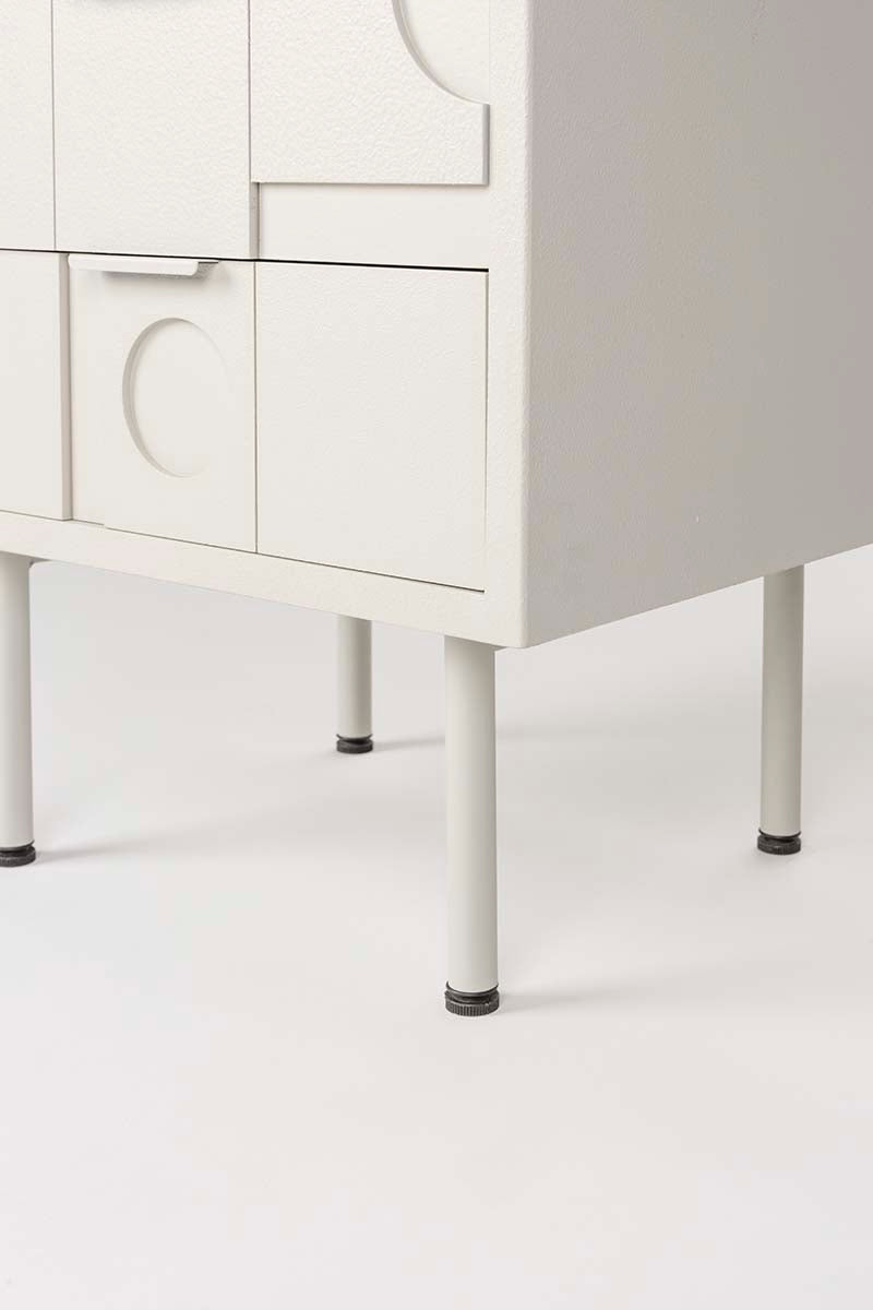 Funk Beige Bedside Table - WOO .Design