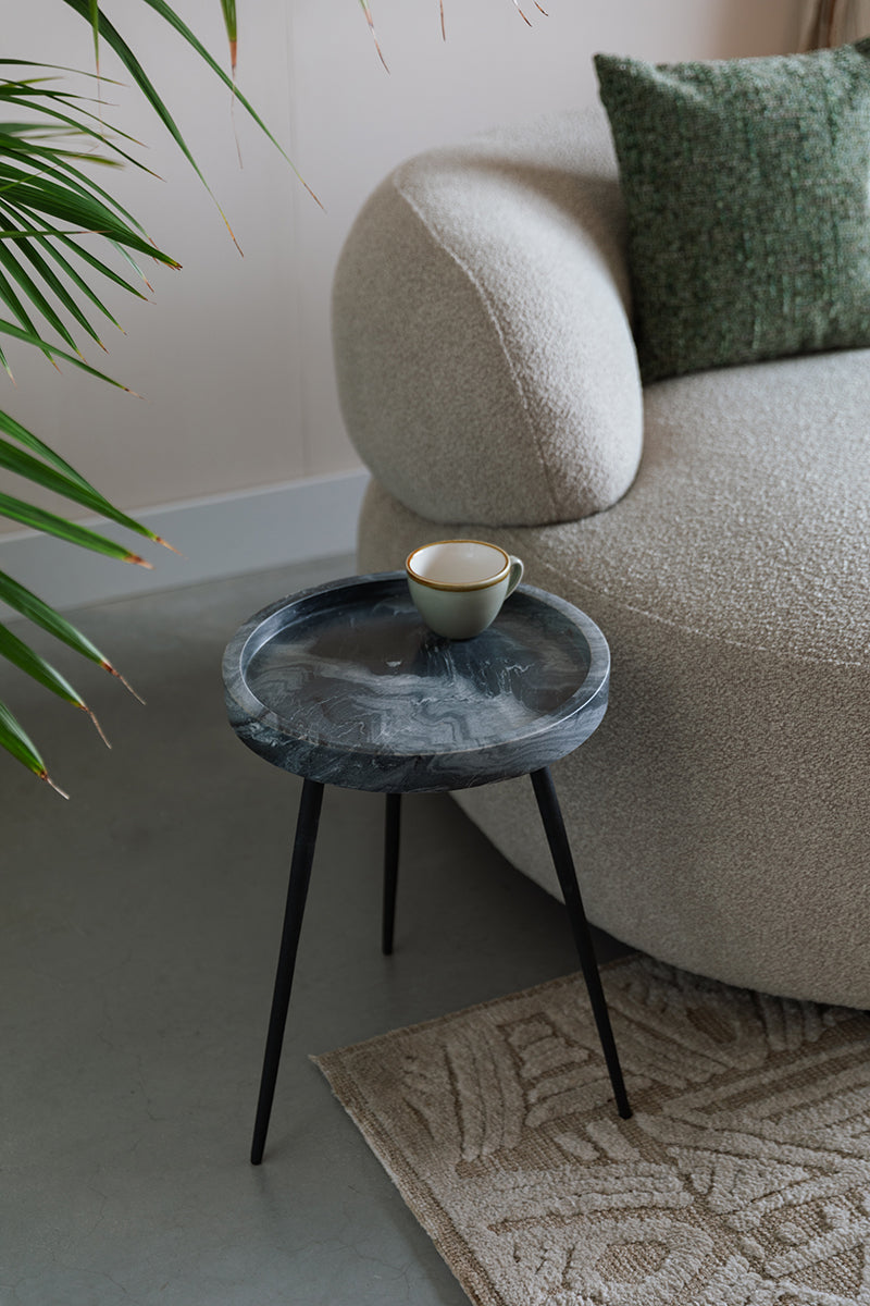 Karrara Marble Side Table