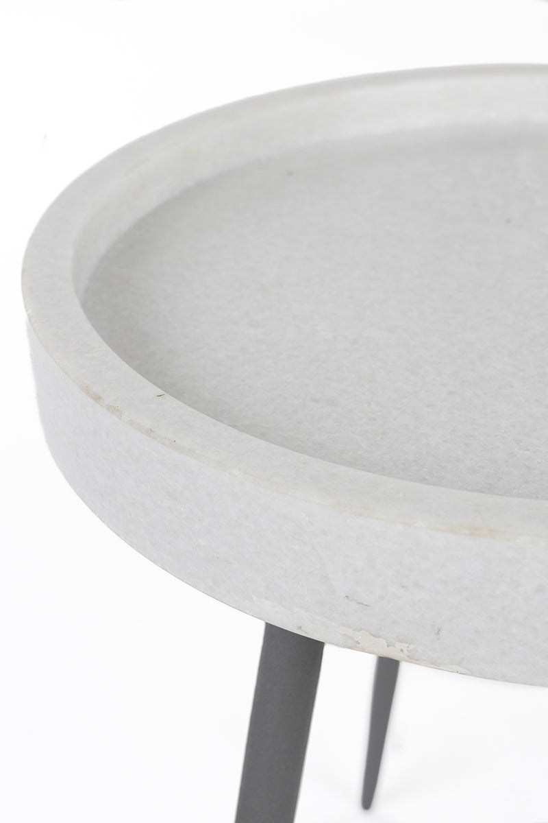 Karrara Marble Side Table