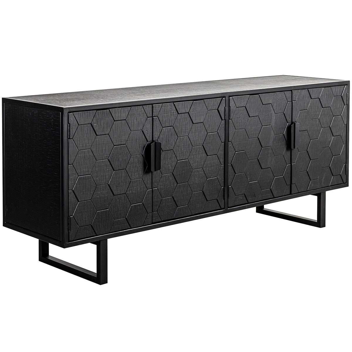 Linc Black Low Sideboard - WOO .Design