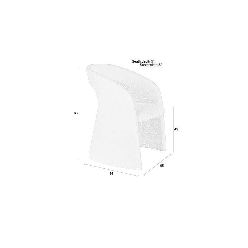Maire Beige Chair
