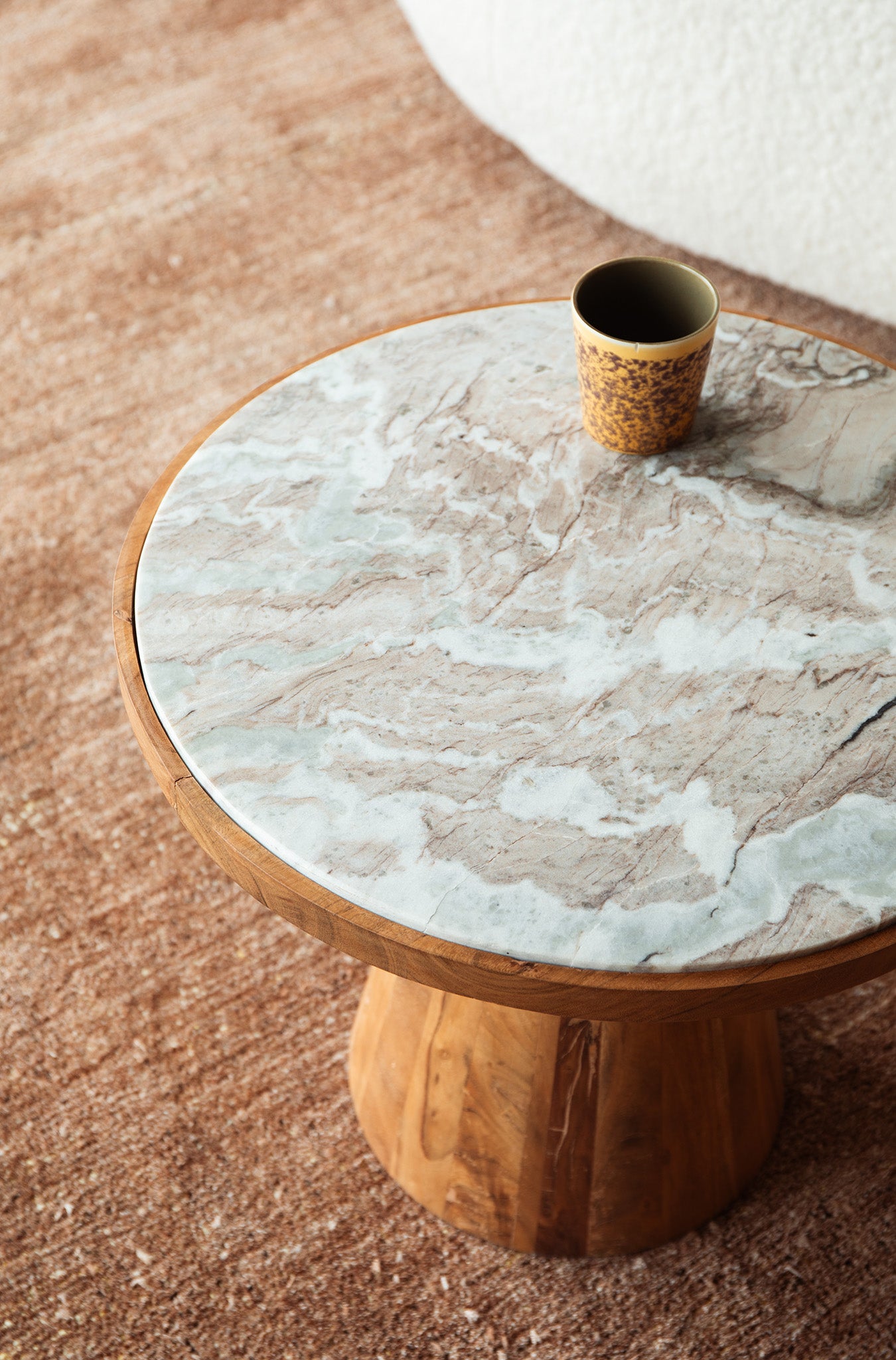 Mees Acacia Wood Coffee Table