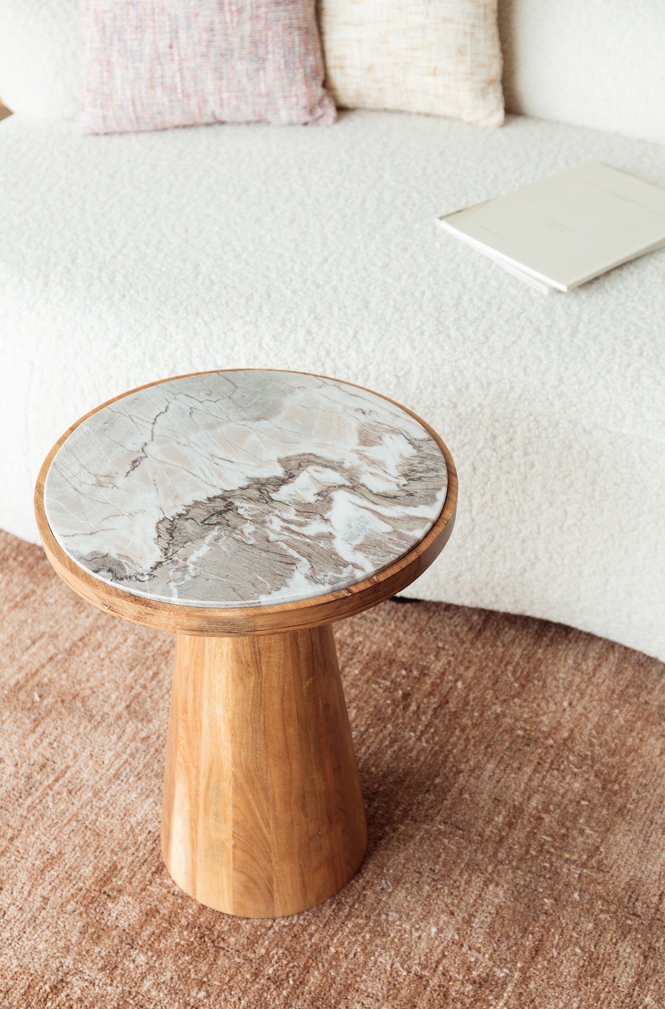 Mees Acacia Wood Side Table