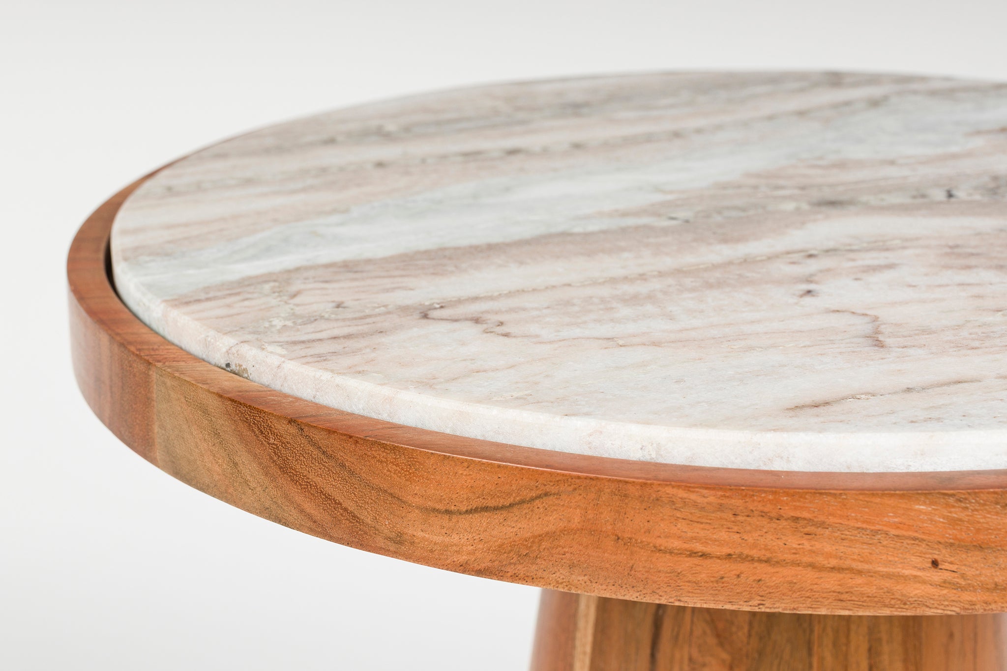 Mees Acacia Wood Side Table