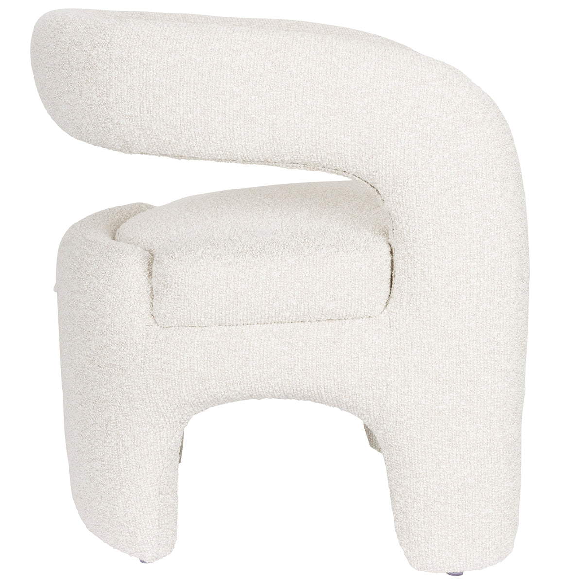 Nova White Lounge Chair