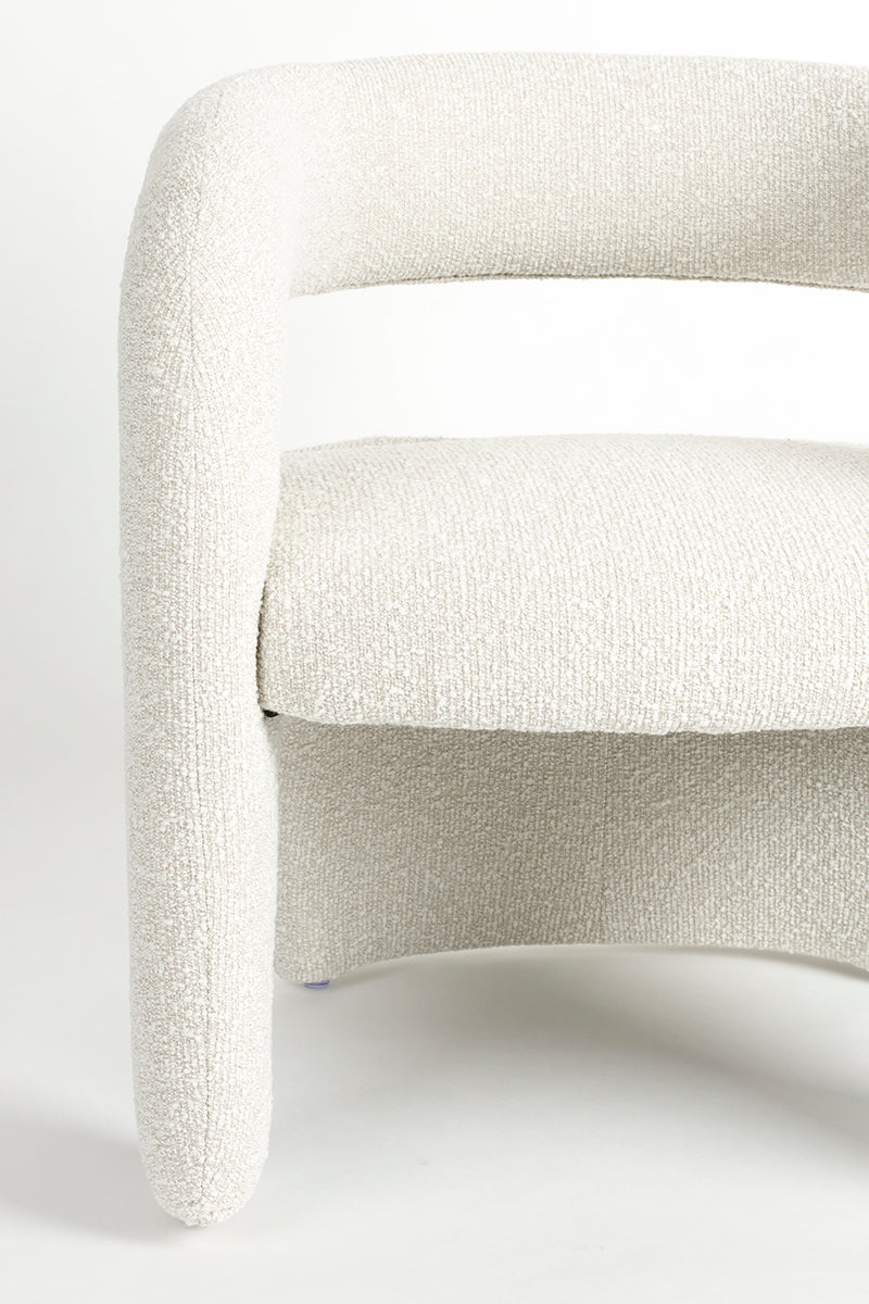 Nova White Lounge Chair