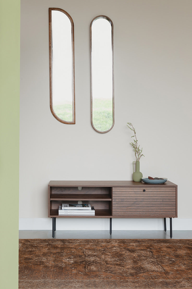 Stripes Brown Low Sideboard