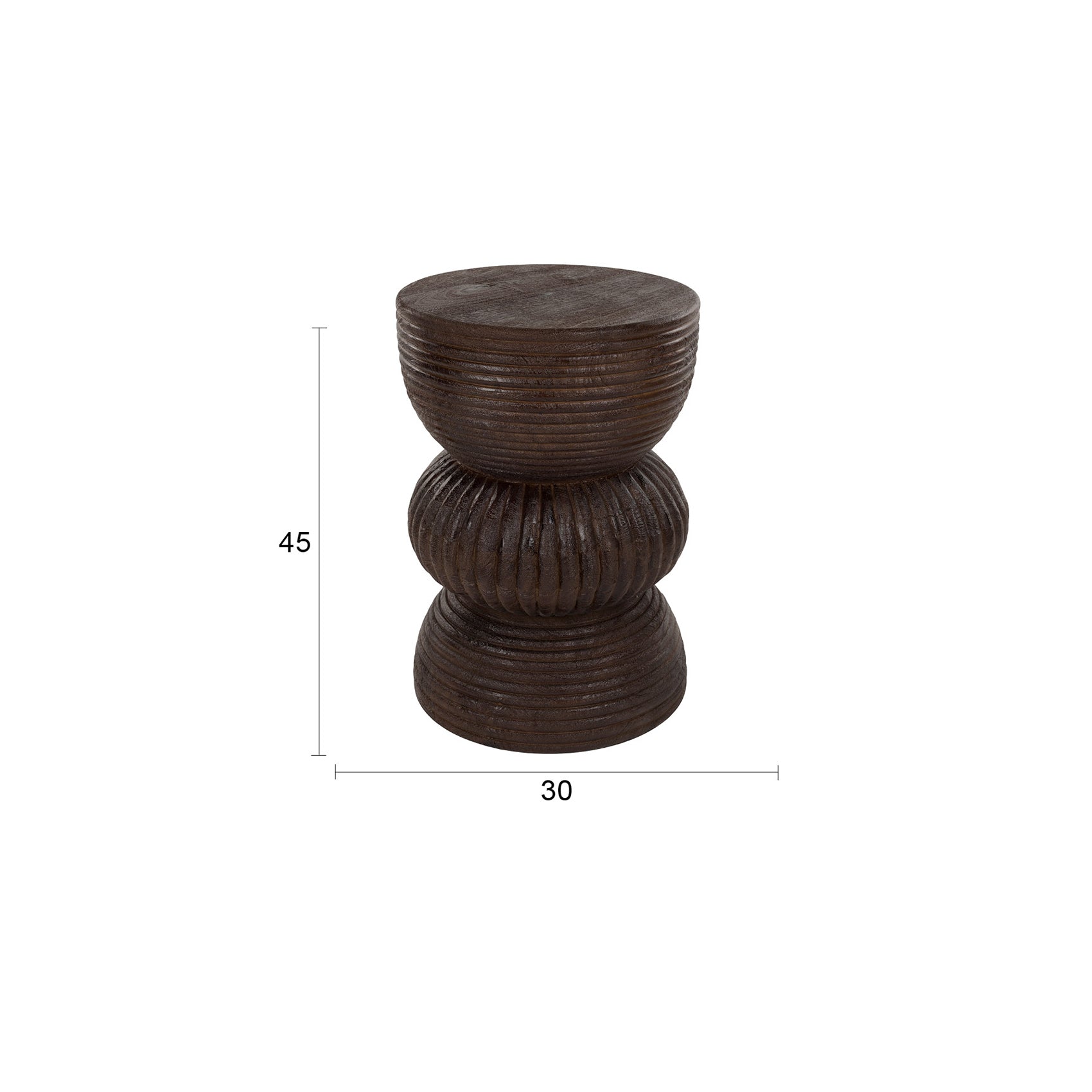 Santo Mango Wood Side Table