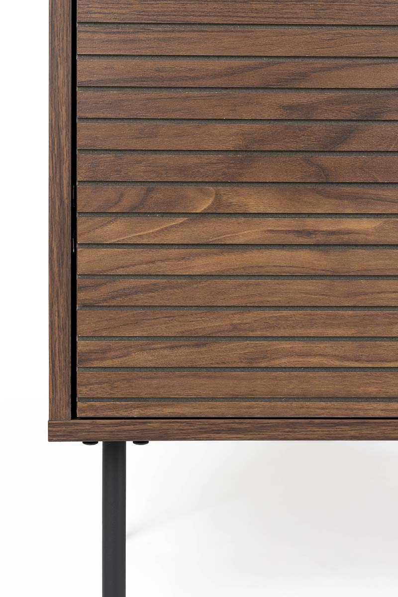Stripes Brown Cabinet - WOO .Design