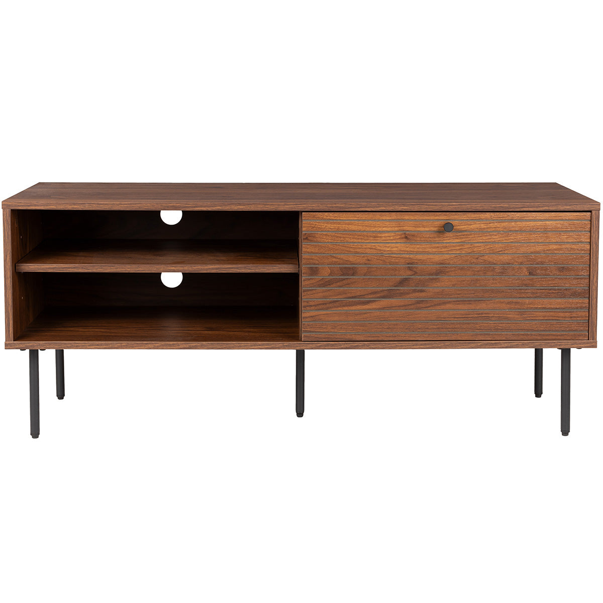 Stripes Brown Low Sideboard