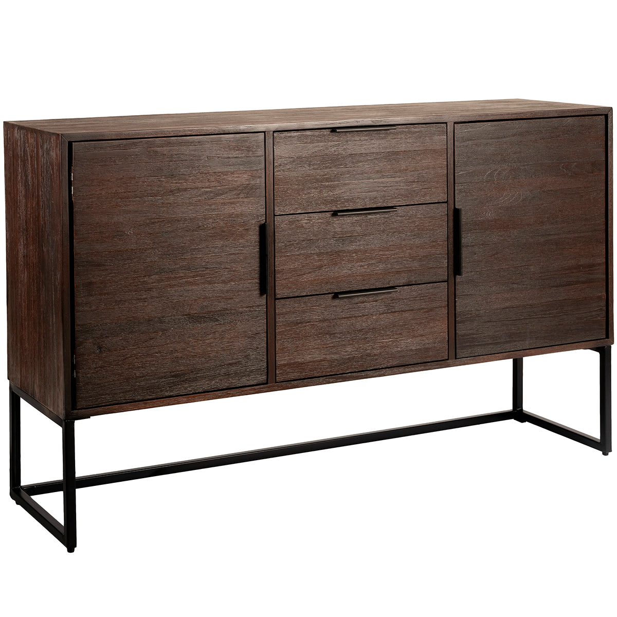 Webster Brown Teak Wood High Sideboard