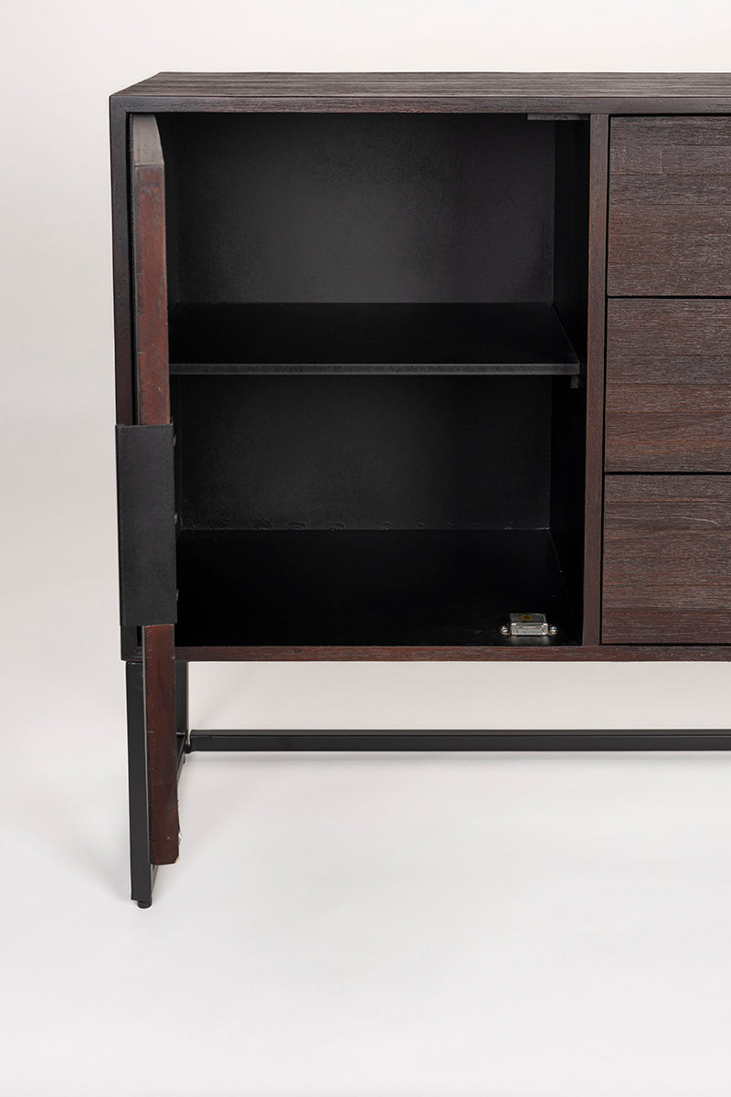 Webster Brown Teak Wood High Sideboard - WOO .Design