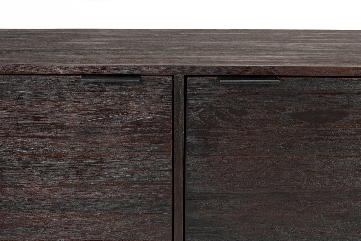 Webster Brown Teak Wood Low Sideboard