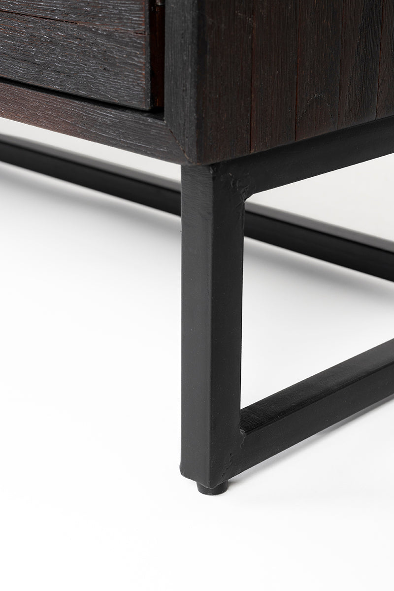 Webster Brown Teak Wood Low Sideboard - WOO .Design