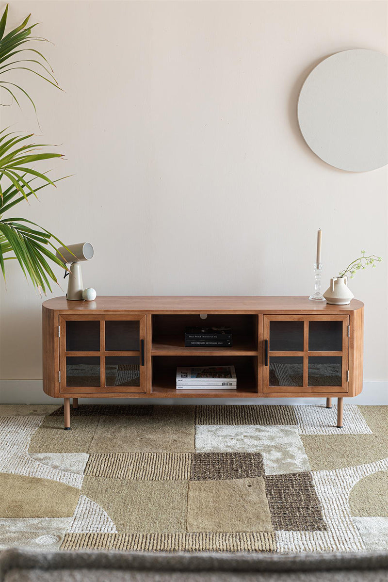 Yaz Brown Low Sideboard