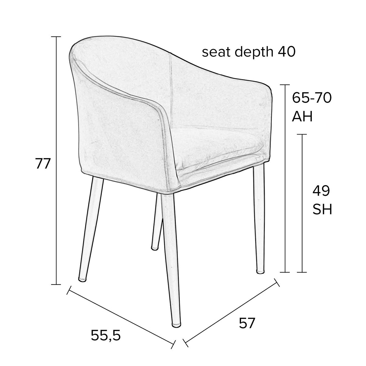 Catelyn Armchair - WOO .Design