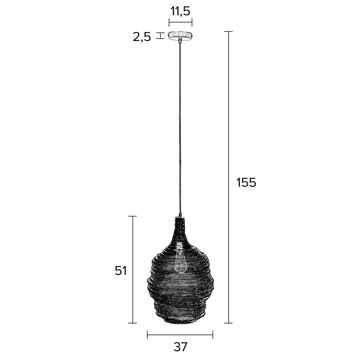 Lena Pendant Lamp - WOO .Design