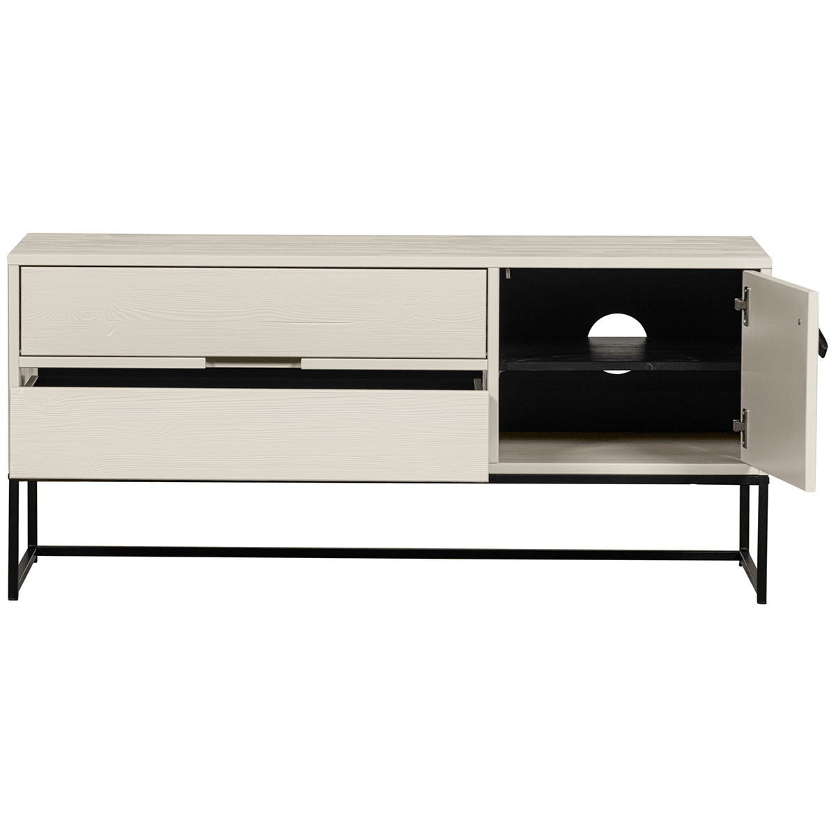 Silas Dust Pine Wood TV Unit - WOO .Design