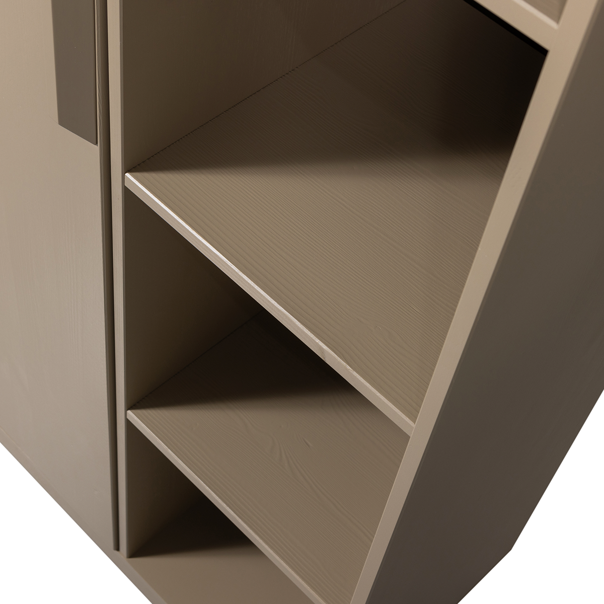 Lowen Mud Pine Wood Storage Cabinet - WOO .Design