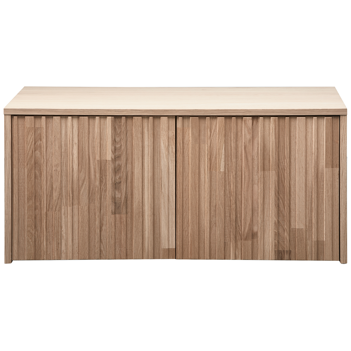 New Gravure Wood Storage Bench