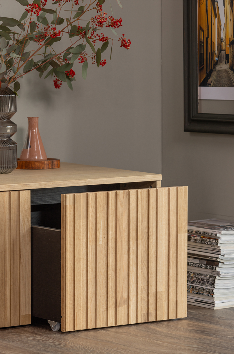 New Gravure Wood Storage Bench - WOO .Design