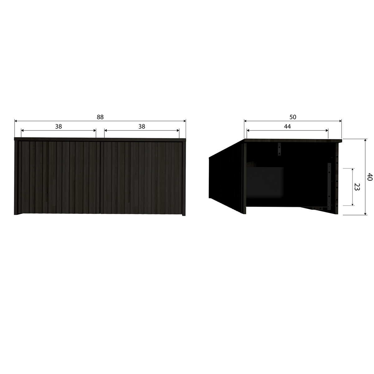 New Gravure Wood Storage Bench - WOO .Design