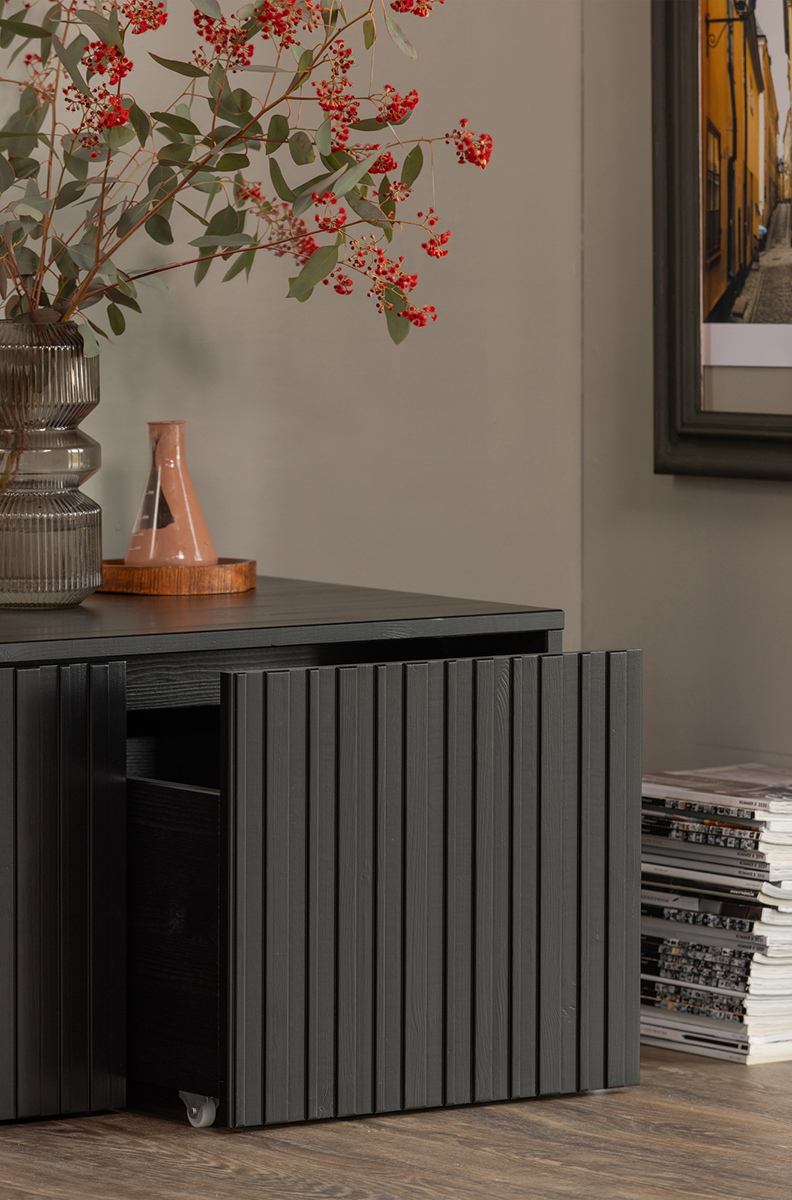 New Gravure Wood Storage Bench - WOO .Design