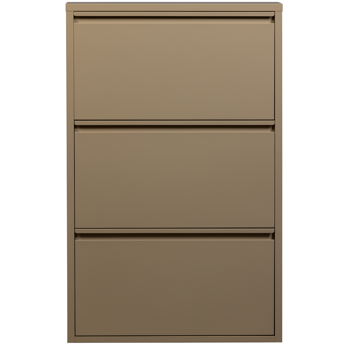 Sabine Metal 3 Compartment Shoe Cabinet - WOO .Design