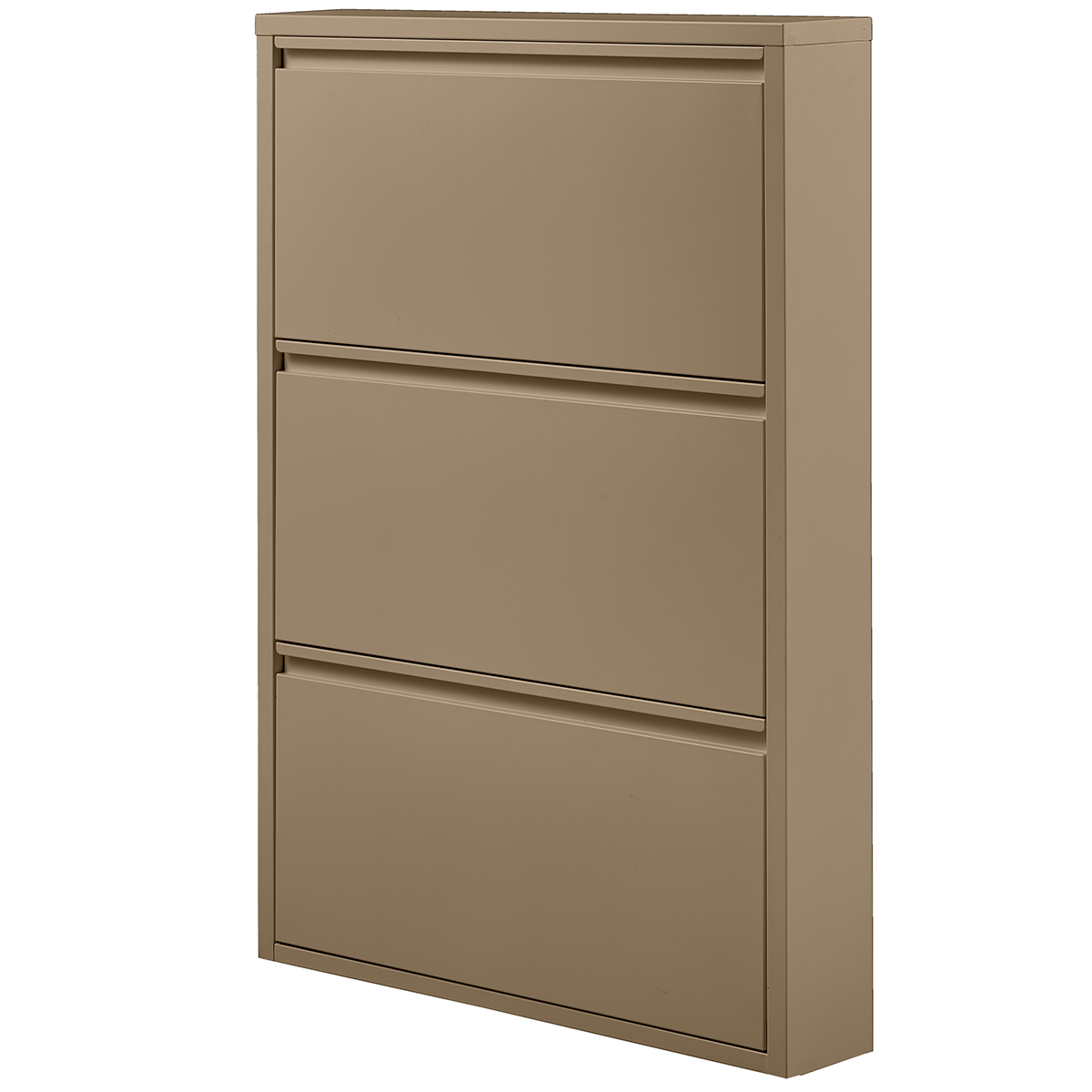 Sabine Metal 3 Compartment Shoe Cabinet - WOO .Design