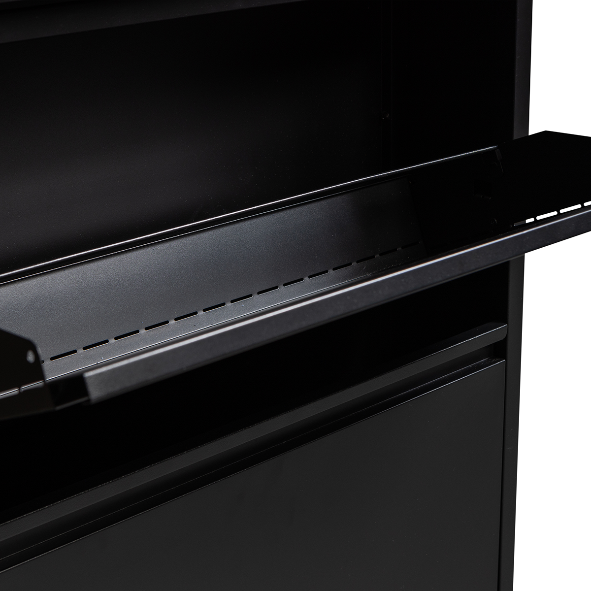 Sabine Metal 3 Compartment Shoe Cabinet - WOO .Design