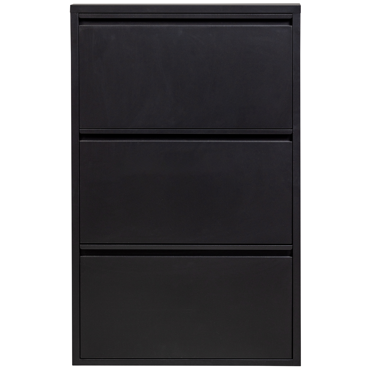 Sabine Metal 3 Compartment Shoe Cabinet