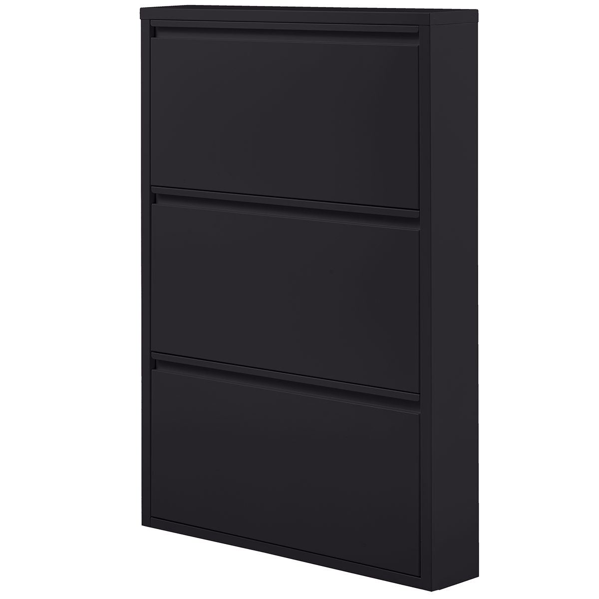 Sabine Metal 3 Compartment Shoe Cabinet - WOO .Design
