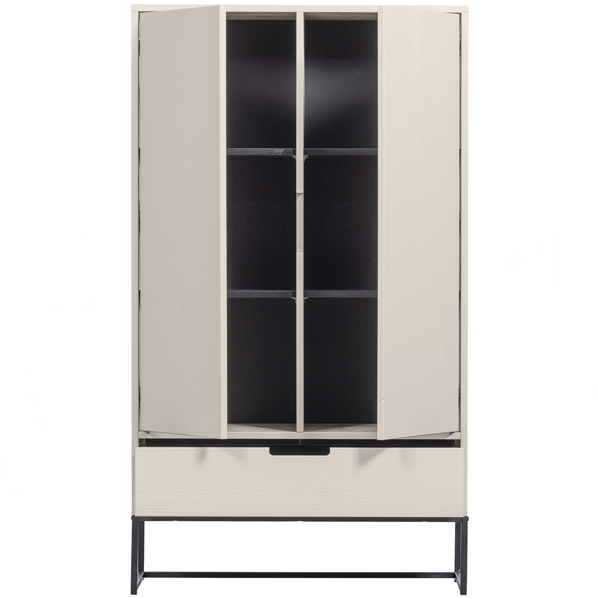 Silas Dust Pine Wood 2 Doors Cabinet - WOO .Design