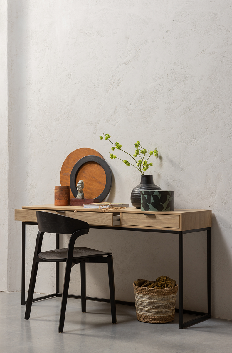 Silas Oak Desk - WOO .Design