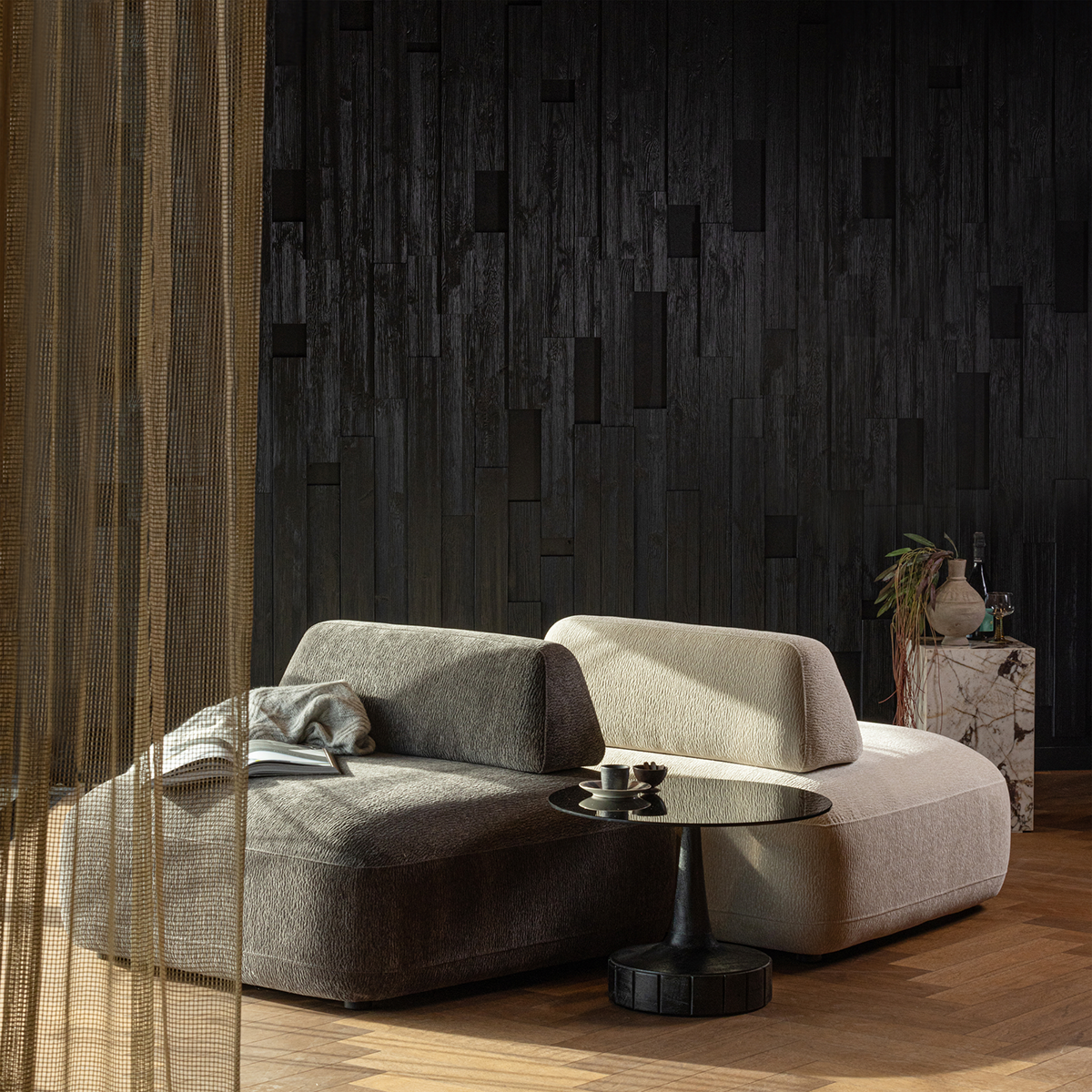 Soya Black Side Table - WOO .Design