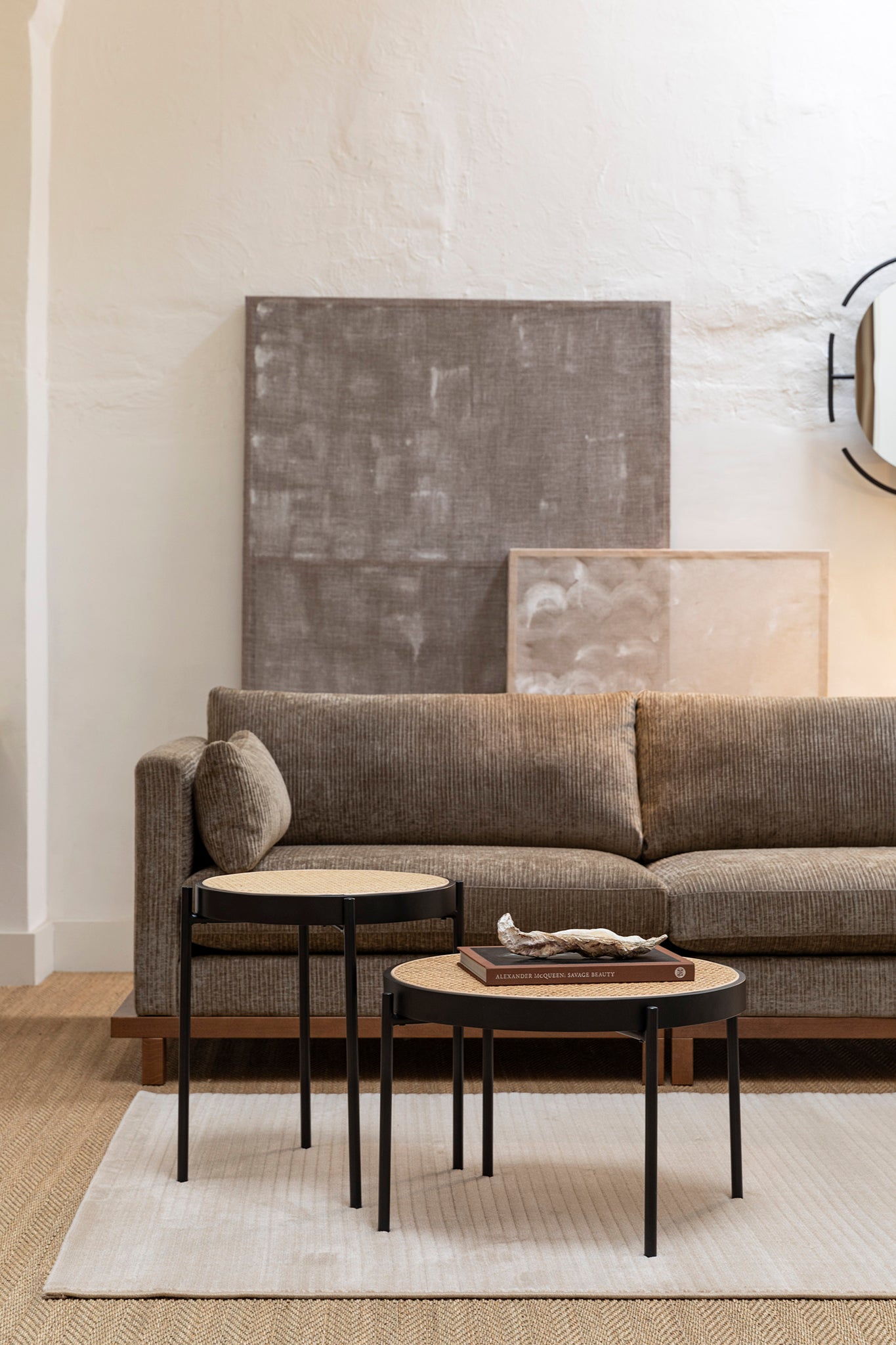 Blossom Trregular Stripe 3 Seater Sofa